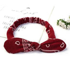 Unique Style Women's Soft Solid Print Headbands Vintage Cross Knot Elastic Hairbands Bandanas Girls Hair Bands Hair Accessories Stevvex