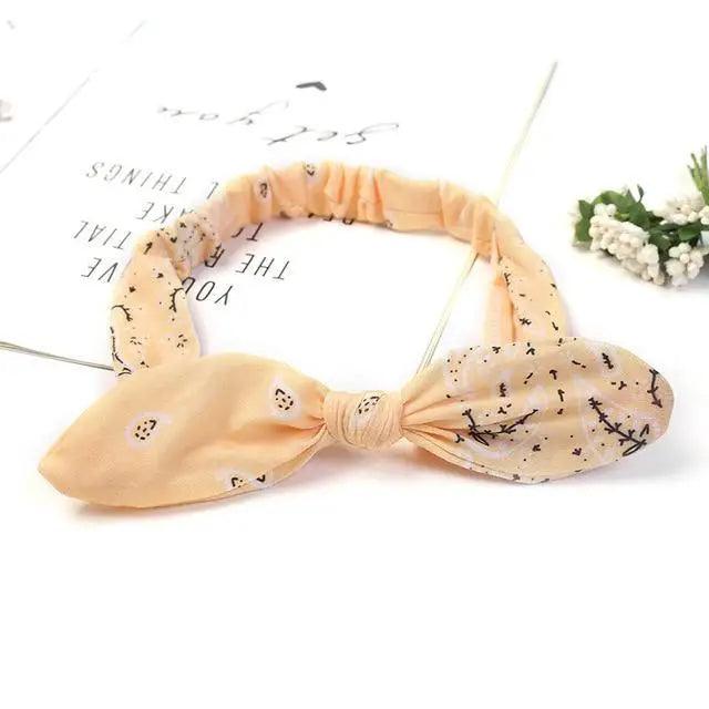 Unique Style Women's Soft Solid Print Headbands Vintage Cross Knot Elastic Hairbands Bandanas Girls Hair Bands Hair Accessories Stevvex