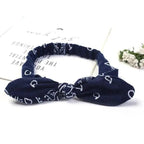 Unique Style Women's Soft Solid Print Headbands Vintage Cross Knot Elastic Hairbands Bandanas Girls Hair Bands Hair Accessories Stevvex
