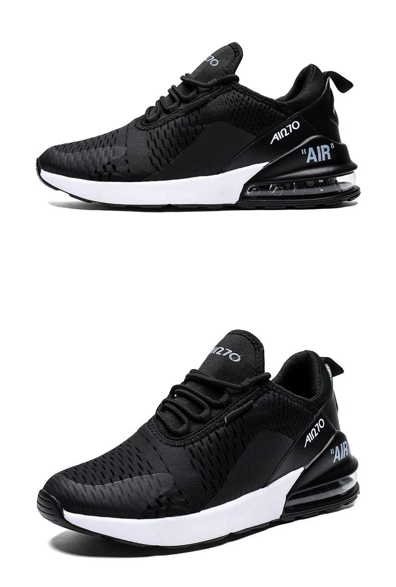 Unisex Air Cushion Running Shoes Mens Sneakers Breathable Light Sports Shoes Training Jogging Arch Support Tennis Shoe Breathable Air Cushion Sneakers For Gym Workout Stevvex
