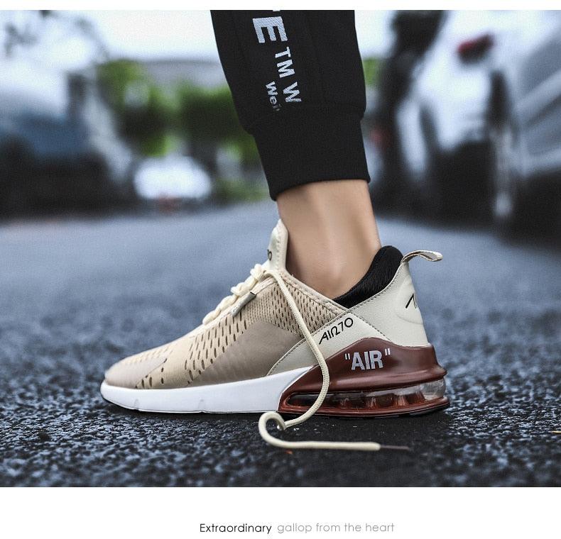 Unisex Air Cushion Running Shoes Mens Sneakers Breathable Light Sports Shoes Training Jogging Arch Support Tennis Shoe Breathable Air Cushion Sneakers For Gym Workout Stevvex