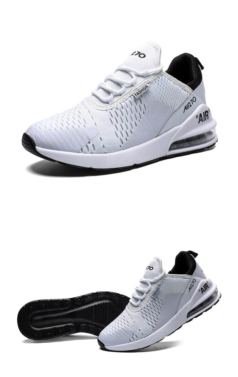 Unisex Air Cushion Running Shoes Mens Sneakers Breathable Light Sports Shoes Training Jogging Arch Support Tennis Shoe Breathable Air Cushion Sneakers For Gym Workout Stevvex