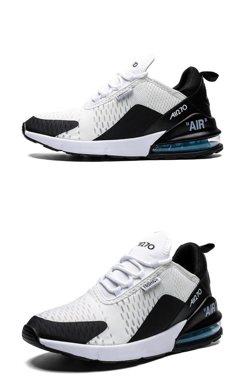 Unisex Air Cushion Running Shoes Mens Sneakers Breathable Light Sports Shoes Training Jogging Arch Support Tennis Shoe Breathable Air Cushion Sneakers For Gym Workout Stevvex