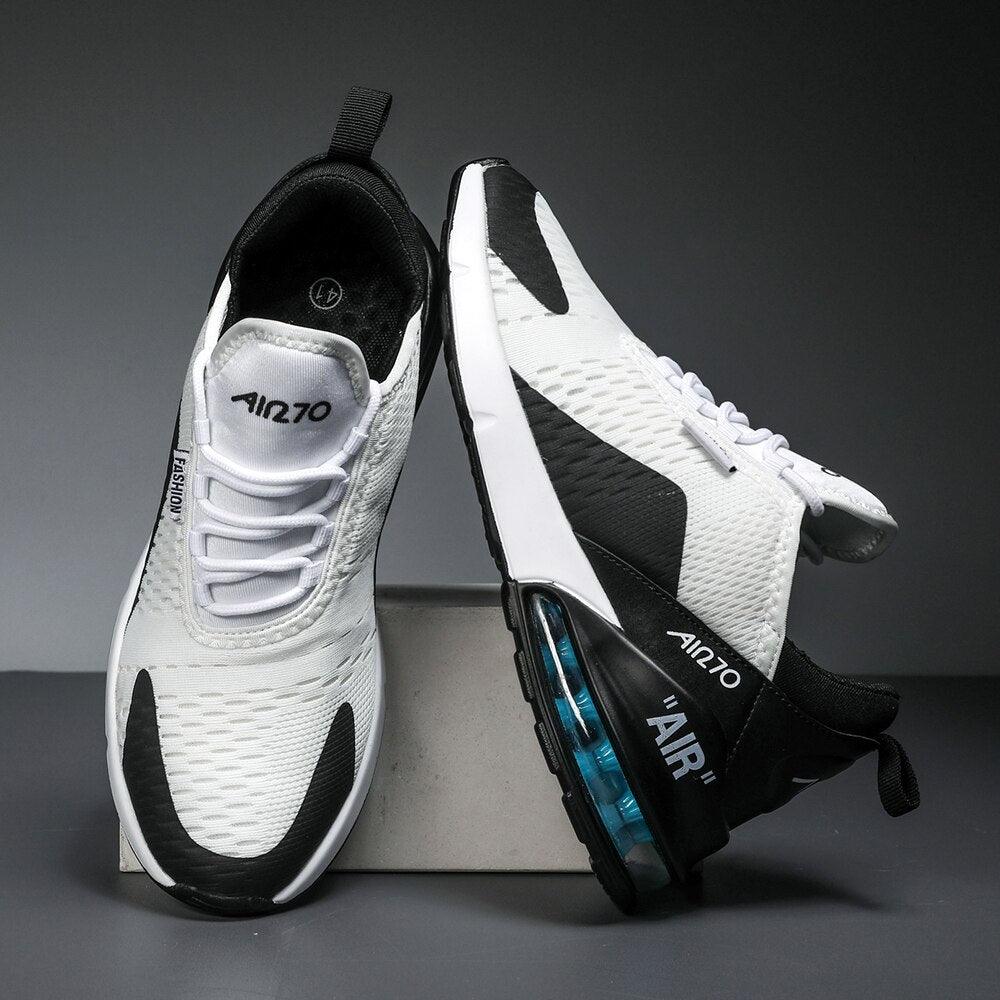 Unisex Air Cushion Running Shoes Mens Sneakers Breathable Light Sports Shoes Training Jogging Arch Support Tennis Shoe Breathable Air Cushion Sneakers For Gym Workout Stevvex