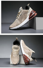 Unisex Air Cushion Running Shoes Mens Sneakers Breathable Light Sports Shoes Training Jogging Arch Support Tennis Shoe Breathable Air Cushion Sneakers For Gym Workout Stevvex