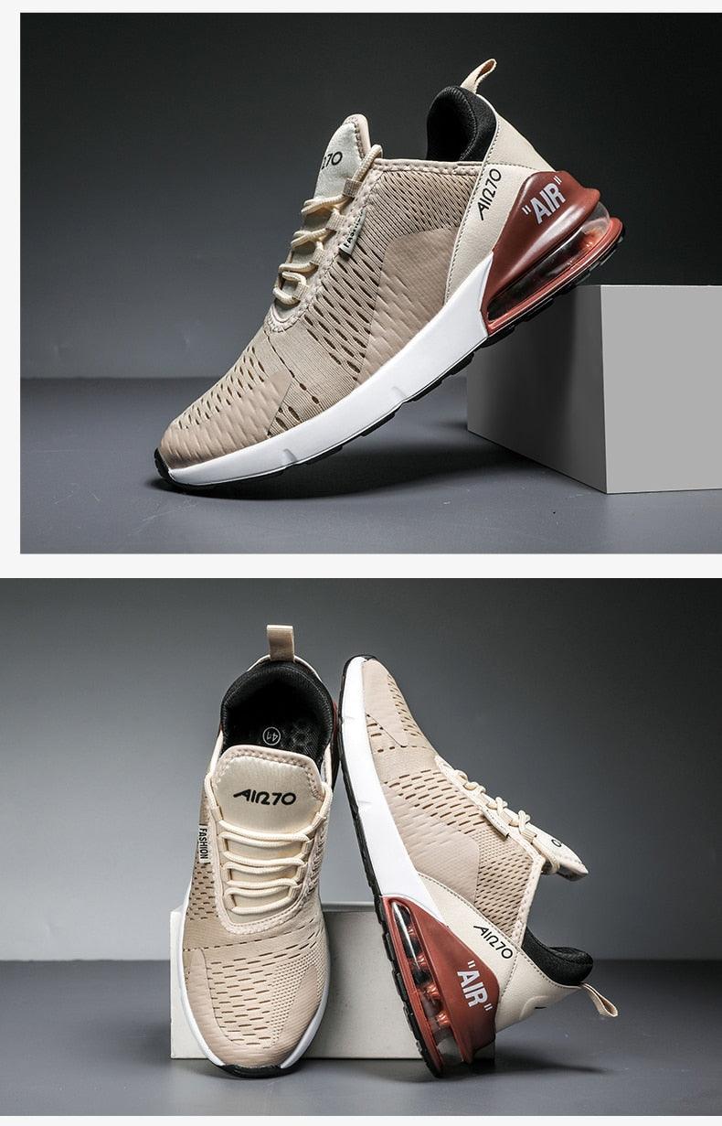 Unisex Air Cushion Running Shoes Mens Sneakers Breathable Light Sports Shoes Training Jogging Arch Support Tennis Shoe Breathable Air Cushion Sneakers For Gym Workout Stevvex