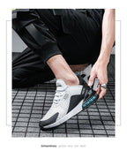 Unisex Air Cushion Running Shoes Mens Sneakers Breathable Light Sports Shoes Training Jogging Arch Support Tennis Shoe Breathable Air Cushion Sneakers For Gym Workout Stevvex