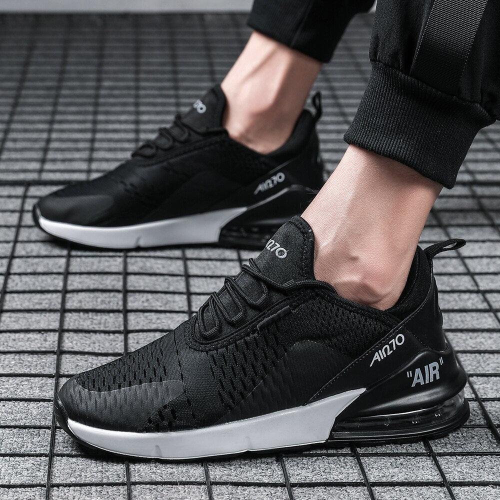 Unisex Air Cushion Running Shoes Mens Sneakers Breathable Light Sports Shoes Training Jogging Arch Support Tennis Shoe Breathable Air Cushion Sneakers For Gym Workout Stevvex