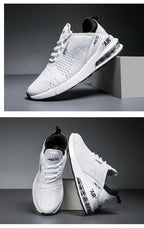 Unisex Air Cushion Running Shoes Mens Sneakers Breathable Light Sports Shoes Training Jogging Arch Support Tennis Shoe Breathable Air Cushion Sneakers For Gym Workout Stevvex