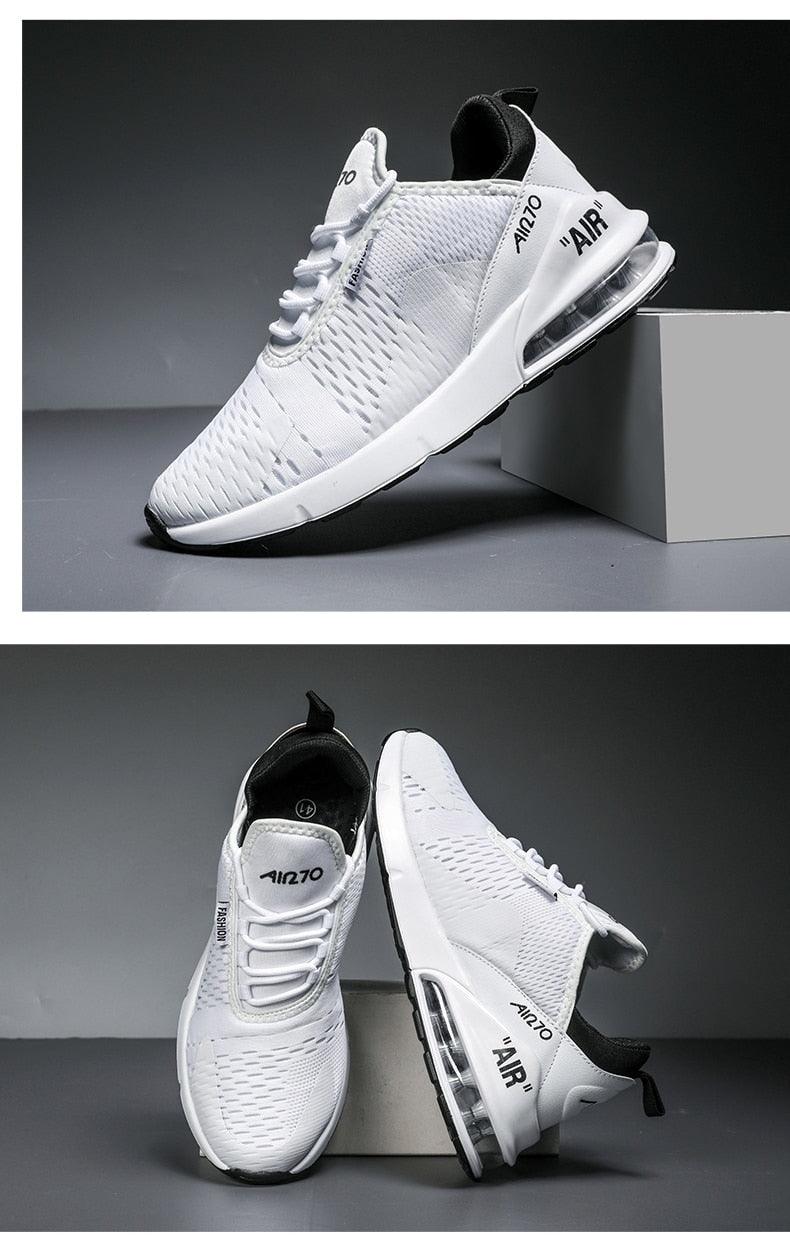 Unisex Air Cushion Running Shoes Mens Sneakers Breathable Light Sports Shoes Training Jogging Arch Support Tennis Shoe Breathable Air Cushion Sneakers For Gym Workout Stevvex