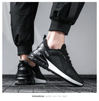 Unisex Air Cushion Running Shoes Mens Sneakers Breathable Light Sports Shoes Training Jogging Arch Support Tennis Shoe Breathable Air Cushion Sneakers For Gym Workout Stevvex