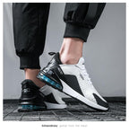 Unisex Air Cushion Running Shoes Mens Sneakers Breathable Light Sports Shoes Training Jogging Arch Support Tennis Shoe Breathable Air Cushion Sneakers For Gym Workout Stevvex
