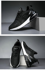 Unisex Air Cushion Running Shoes Mens Sneakers Breathable Light Sports Shoes Training Jogging Arch Support Tennis Shoe Breathable Air Cushion Sneakers For Gym Workout Stevvex