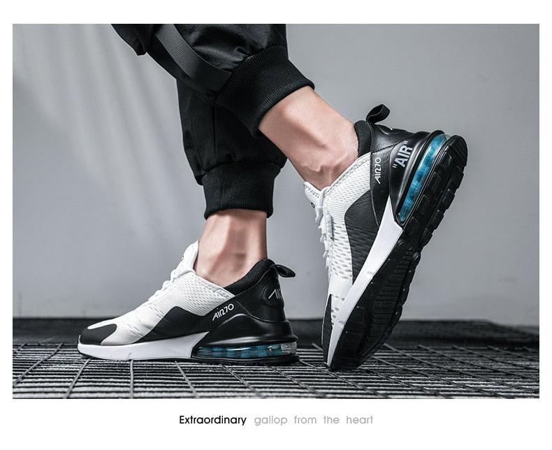 Unisex Air Cushion Running Shoes Mens Sneakers Breathable Light Sports Shoes Training Jogging Arch Support Tennis Shoe Breathable Air Cushion Sneakers For Gym Workout Stevvex