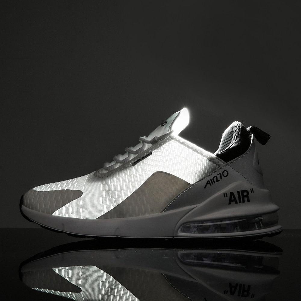 Unisex Air Cushion Running Shoes Mens Sneakers Breathable Light Sports Shoes Training Jogging Arch Support Tennis Shoe Breathable Air Cushion Sneakers For Gym Workout Stevvex