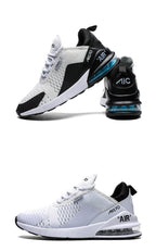 Unisex Air Cushion Running Shoes Mens Sneakers Breathable Light Sports Shoes Training Jogging Arch Support Tennis Shoe Breathable Air Cushion Sneakers For Gym Workout Stevvex