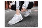 Unisex Air Cushion Sneakers Men's Colorful Casual  Fashion Jogging Sneakers Outdoor Sports Sneakers Lace Up Unisex Walk Women's Air Athletic Running Sneakers Stevvex