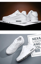 Unisex Air Cushion Sneakers Men's Colorful Casual  Fashion Jogging Sneakers Outdoor Sports Sneakers Lace Up Unisex Walk Women's Air Athletic Running Sneakers Stevvex