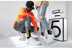Unisex Air Cushion Sneakers Men's Colorful Casual  Fashion Jogging Sneakers Outdoor Sports Sneakers Lace Up Unisex Walk Women's Air Athletic Running Sneakers Stevvex