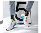 Unisex Air Cushion Sneakers Men's Colorful Casual  Fashion Jogging Sneakers Outdoor Sports Sneakers Lace Up Unisex Walk Women's Air Athletic Running Sneakers Stevvex