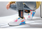 Unisex Air Cushion Sneakers Men's Colorful Casual  Fashion Jogging Sneakers Outdoor Sports Sneakers Lace Up Unisex Walk Women's Air Athletic Running Sneakers Stevvex