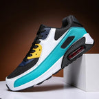 Unisex Air Cushion Sneakers Men's Colorful Casual  Fashion Jogging Sneakers Outdoor Sports Sneakers Lace Up Unisex Walk Women's Air Athletic Running Sneakers Stevvex