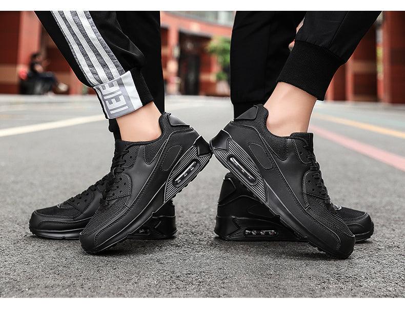 Unisex Air Cushion Sneakers Men's Colorful Casual  Fashion Jogging Sneakers Outdoor Sports Sneakers Lace Up Unisex Walk Women's Air Athletic Running Sneakers Stevvex