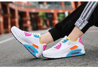 Unisex Air Cushion Sneakers Men's Colorful Casual  Fashion Jogging Sneakers Outdoor Sports Sneakers Lace Up Unisex Walk Women's Air Athletic Running Sneakers Stevvex