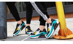 Unisex Air Cushion Sneakers Men's Colorful Casual  Fashion Jogging Sneakers Outdoor Sports Sneakers Lace Up Unisex Walk Women's Air Athletic Running Sneakers Stevvex