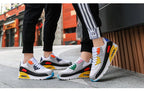 Unisex Air Cushion Sneakers Men's Colorful Casual  Fashion Jogging Sneakers Outdoor Sports Sneakers Lace Up Unisex Walk Women's Air Athletic Running Sneakers Stevvex