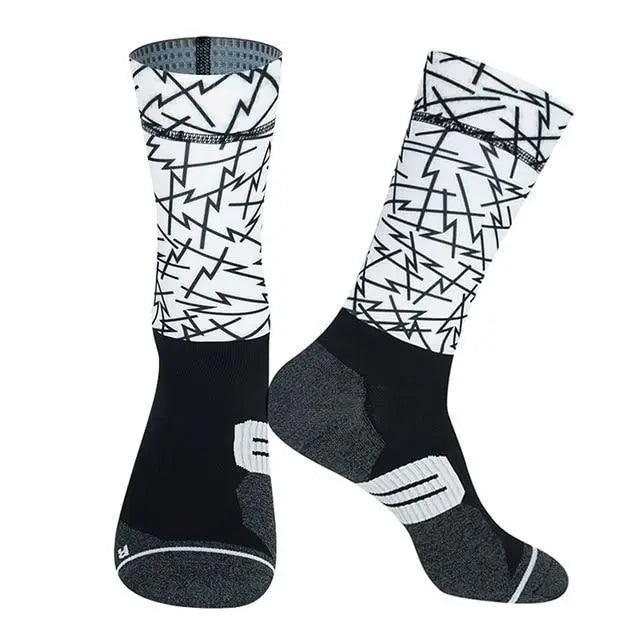 Unisex Anti Slip Socks Professional Bike Street Sports Socks Cycling Socks For Men And Women  Breathable Socks 37-44 Stevvex
