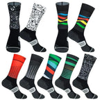 Unisex Anti Slip Socks Professional Bike Street Sports Socks Cycling Socks For Men And Women  Breathable Socks 37-44 Stevvex