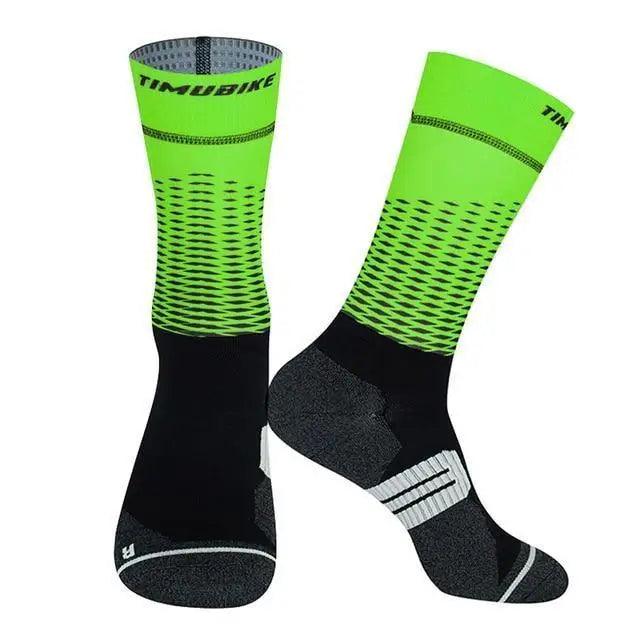 Unisex Anti Slip Socks Professional Bike Street Sports Socks Cycling Socks For Men And Women  Breathable Socks 37-44 Stevvex