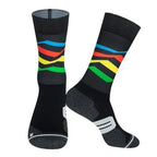 Unisex Anti Slip Socks Professional Bike Street Sports Socks Cycling Socks For Men And Women  Breathable Socks 37-44 Stevvex