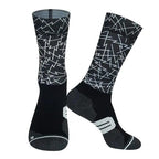 Unisex Anti Slip Socks Professional Bike Street Sports Socks Cycling Socks For Men And Women  Breathable Socks 37-44 Stevvex