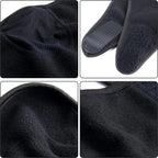 Unisex Breathable Black Half Ski Windproof Sport Mask Face Cover Ear Warmer For Winter Weather Men Running Thermal Masks Scarf Snowboard Ski Mask Neck Warmer Stevvex