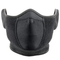 Unisex Breathable Black Half Ski Windproof Sport Mask Face Cover Ear Warmer For Winter Weather Men Running Thermal Masks Scarf Snowboard Ski Mask Neck Warmer Stevvex