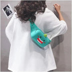 Unisex Cartoon Design Waist Fanny Pack For Traveling Unique Fashion Bag Cute Chest Bag For Women Stevvex