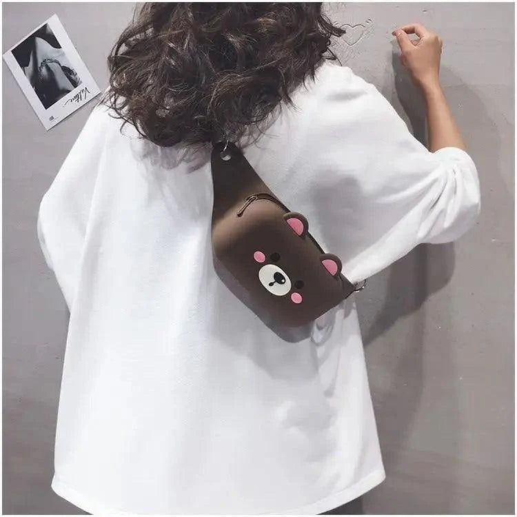 Unisex Cartoon Design Waist Fanny Pack For Traveling Unique Fashion Bag Cute Chest Bag For Women Stevvex