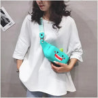 Unisex Cartoon Design Waist Fanny Pack For Traveling Unique Fashion Bag Cute Chest Bag For Women Stevvex