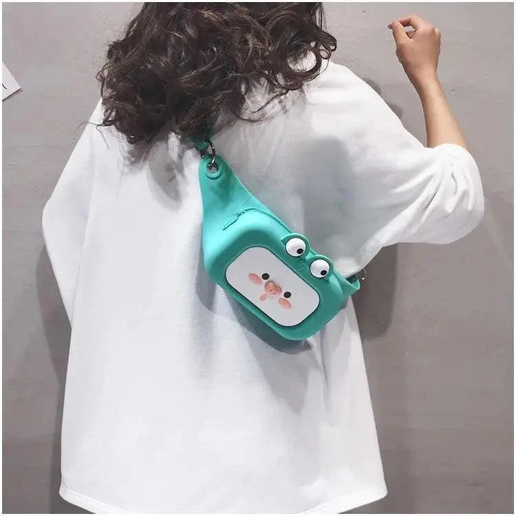 Unisex Cartoon Design Waist Fanny Pack For Traveling Unique Fashion Bag Cute Chest Bag For Women Stevvex