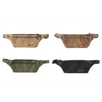 Unisex Casual Canvas Waist Bag Functional Comfortable Waist Bag Classic Waterproof Cross Body Traveling Bag Stevvex