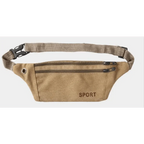 Unisex Casual Canvas Waist Bag Functional Comfortable Waist Bag Classic Waterproof Cross Body Traveling Bag Stevvex