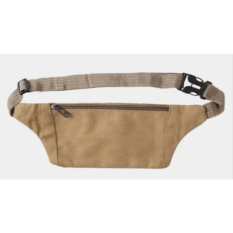 Unisex Casual Canvas Waist Bag Functional Comfortable Waist Bag Classic Waterproof Cross Body Traveling Bag Stevvex