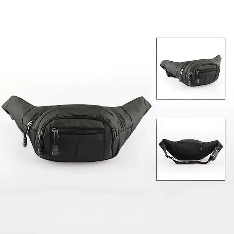Unisex Casual Chest Belt Simple Waist Bag Adjustable Fanny Pack Pouch Outdoors Traveling Bag Stevvex