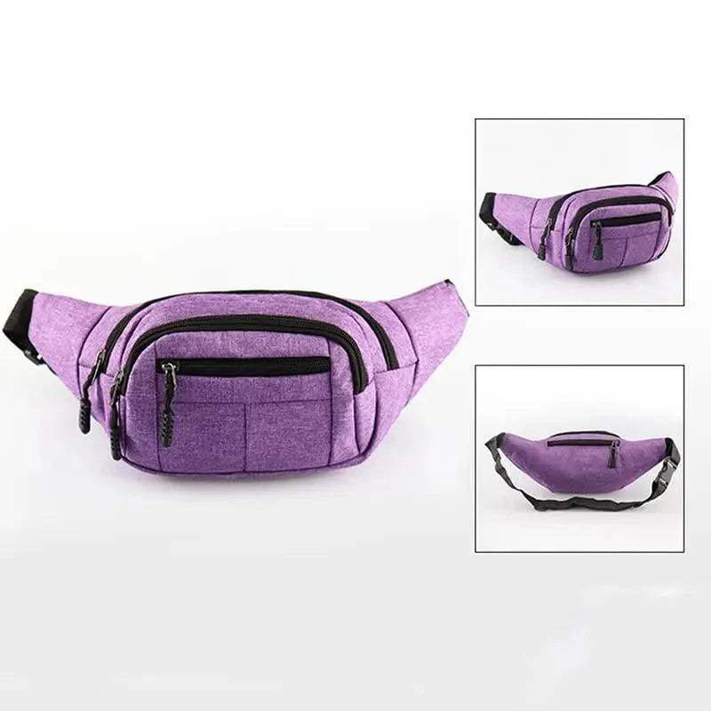 Unisex Casual Chest Belt Simple Waist Bag Adjustable Fanny Pack Pouch Outdoors Traveling Bag Stevvex