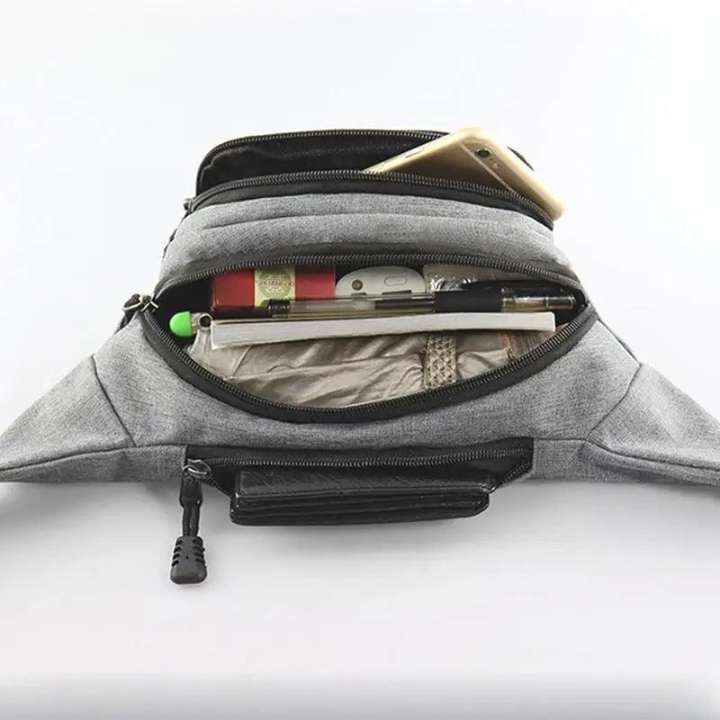 Unisex Casual Chest Belt Simple Waist Bag Adjustable Fanny Pack Pouch Outdoors Traveling Bag Stevvex