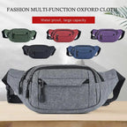 Unisex Casual Crossbody Women Waist Bag Retro Design Large Capacity Canvas Travel Adjustable Phone Bag Fanny Hip Bags Hands-Free Wallets Waist Pack Stevvex