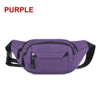 Unisex Casual Crossbody Women Waist Bag Retro Design Large Capacity Canvas Travel Adjustable Phone Bag Fanny Hip Bags Hands-Free Wallets Waist Pack Stevvex