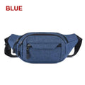 Unisex Casual Crossbody Women Waist Bag Retro Design Large Capacity Canvas Travel Adjustable Phone Bag Fanny Hip Bags Hands-Free Wallets Waist Pack Stevvex